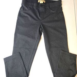 Democracy Womens Ab Technology Pants Size 4 Houndstooth Stretch Cropped Academia